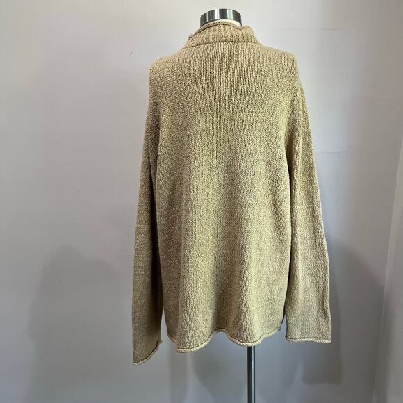 J. Crew Mock Neck Tunic Sweater Cotton Blend Plus Size 2X - Picture 3 of 8